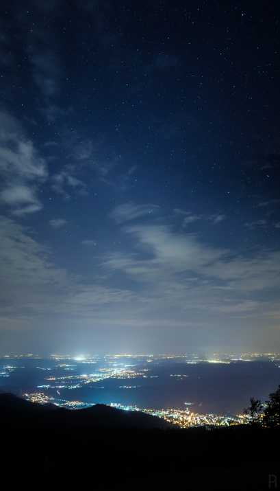 Waldkirch, Elz valley and beyond as seen from the mountain Kandel, September 2020